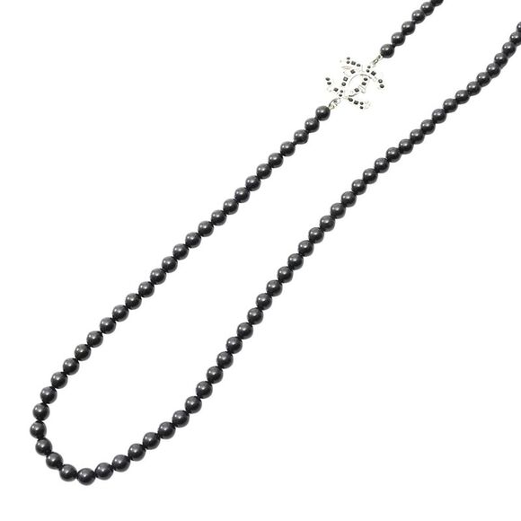 Chanel Coco Mark Necklace Stainless Steel Plastic - Picture 1 of 5